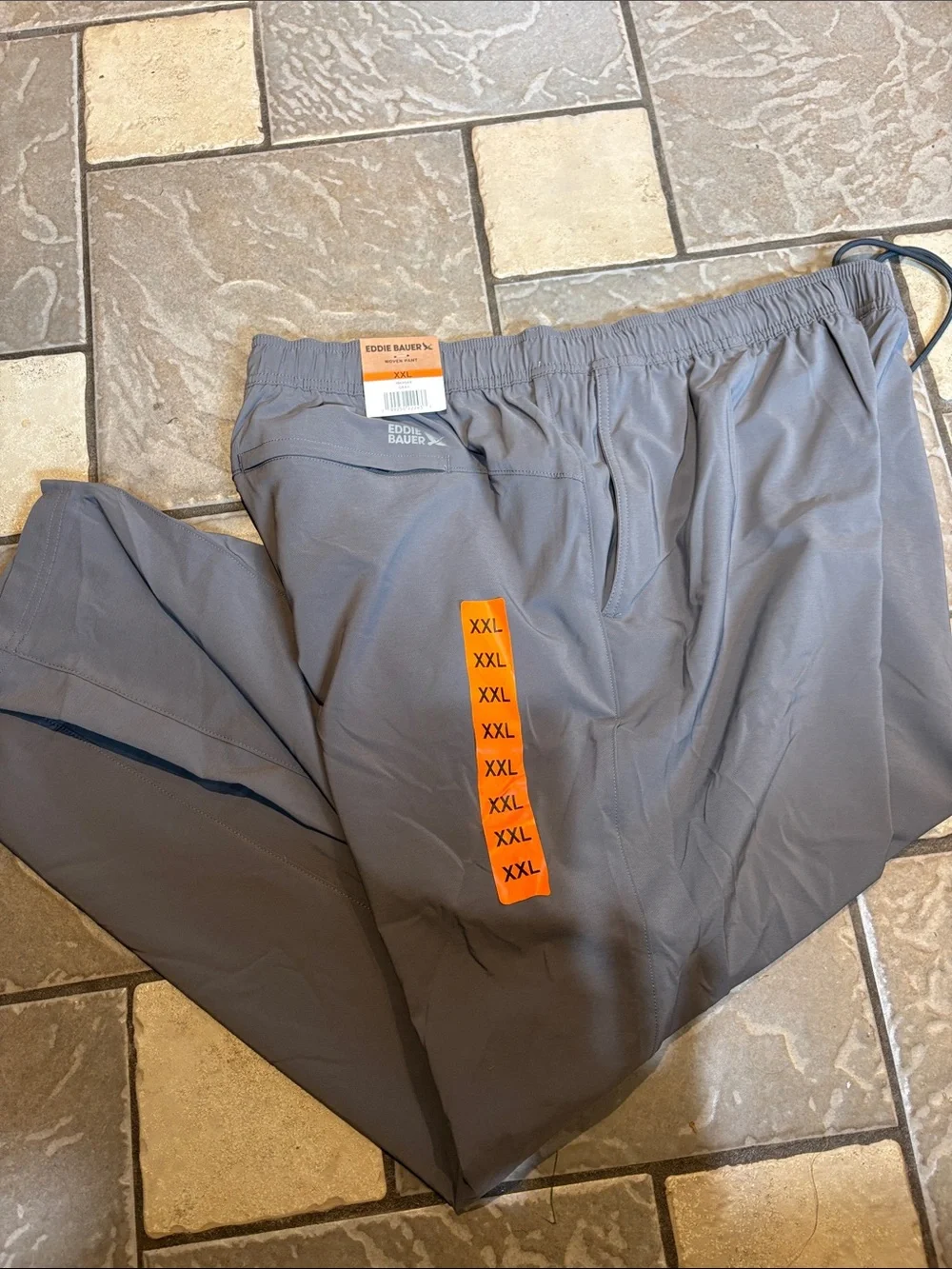 New Eddie Bauer gray woven pants, athletic pants men’s